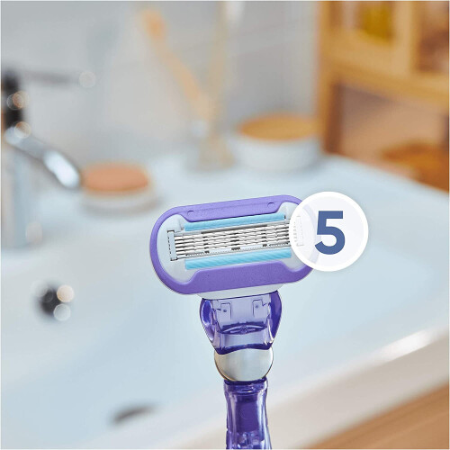 Gillette Γυναικείες λεπίδες ξυραφιού Gillette Venus Deluxe Smooth Swirl, πακέτο 6 λεπίδων αναπλήρωσης 1