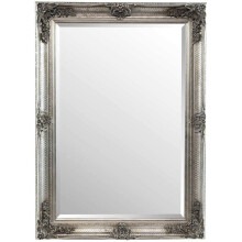 Mirror GL104-1 Shabby Chic Style Silver Antique Large Wall 3Ft8 X 2Ft8 (110cm X 80cm)