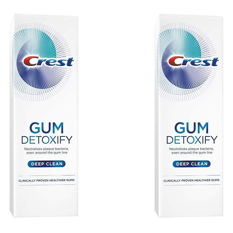 Crest Gum Detoxify Toothpaste, Deep Clean - 4.1 Ounce