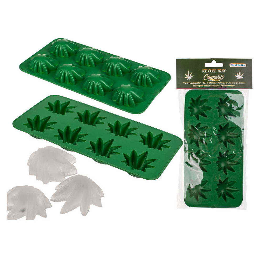 Cannabis Shaped Ice Cube Mould