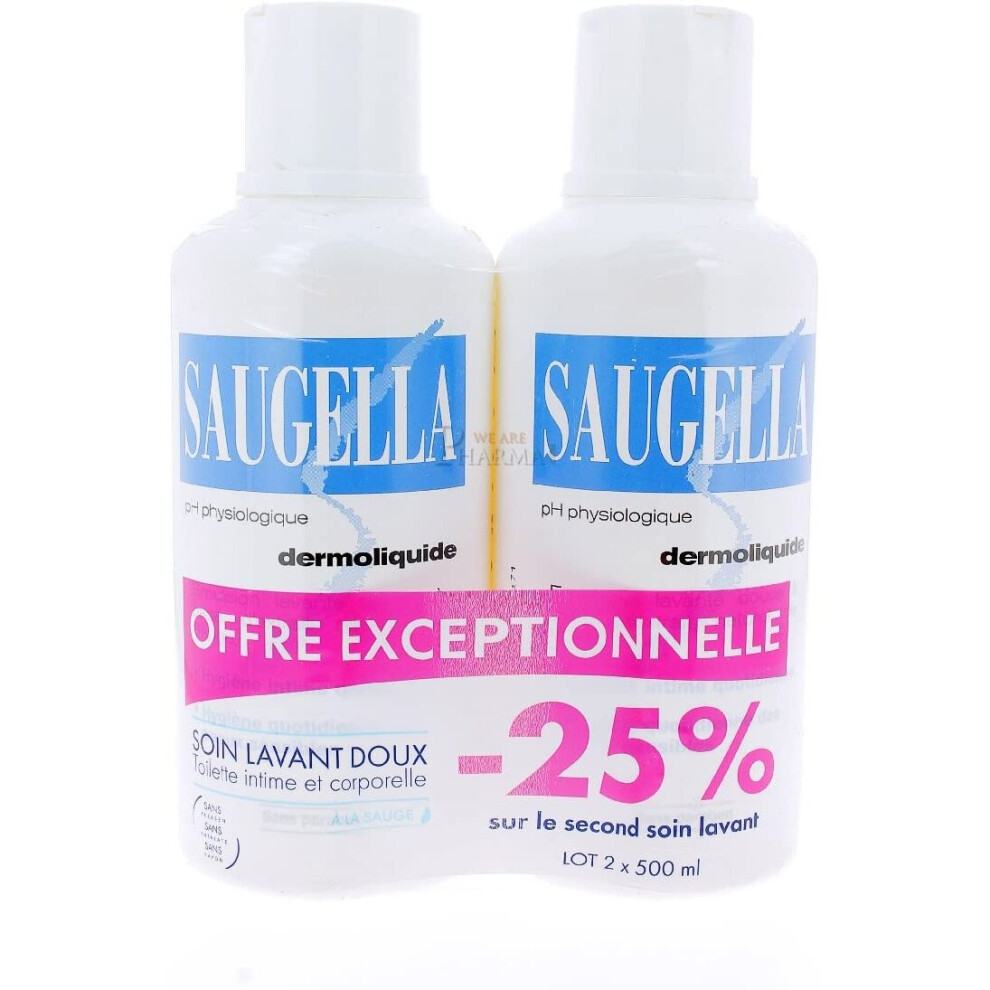 Saugella Dermoliquid 2 X 500 Ml-image