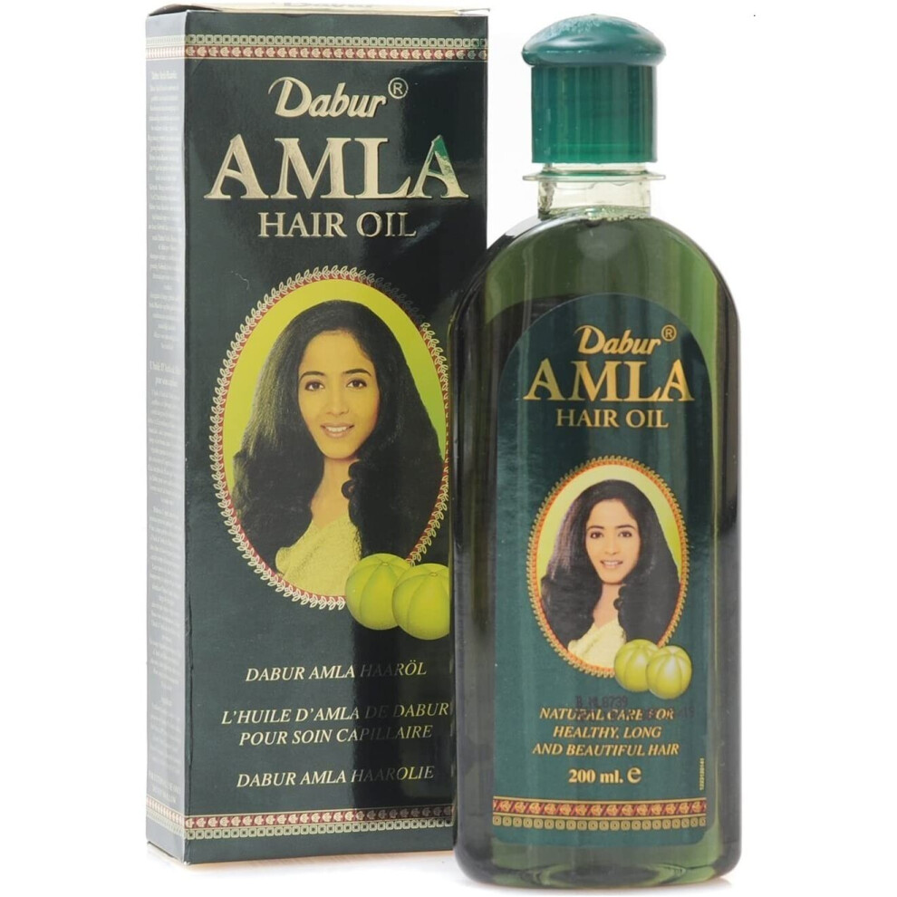 Dabur Amla Smooth Hair Oil / Long 200 ml- Pack Of 3