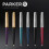 Parker Parker 51 Deluxe Ballpoint Pen with Plum Barrel and Gold-Plated Attributes Medium Tip in 18 Carat Gold with Black Ink Refill Delivered in Gift Box 6