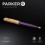 Parker Parker 51 Deluxe Ballpoint Pen with Plum Barrel and Gold-Plated Attributes Medium Tip in 18 Carat Gold with Black Ink Refill Delivered in Gift Box 2