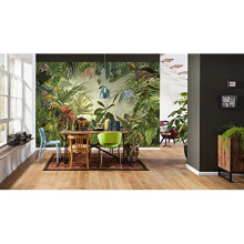 Komar XXL4-031 Into The Wild Tropical Rain Forest Scenic Wallpaper Mural, Green, 368 x 248 cm, Set of 4 Pieces