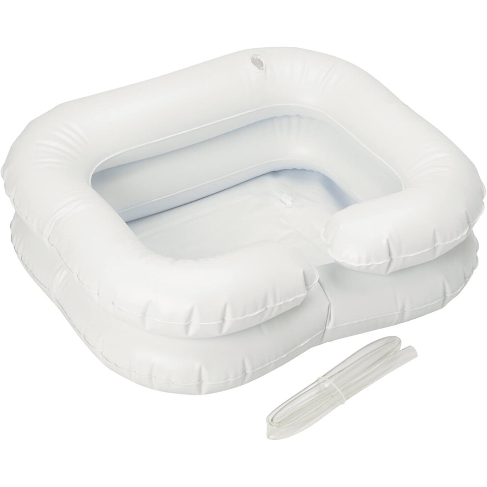 Homecraft Inflatable Shampoo Basin, Wash Hair In Bed, Long Term Bedrest, Disabled, Handicapped, Easily Clean And Conditions Hair, Easy To Inflate,