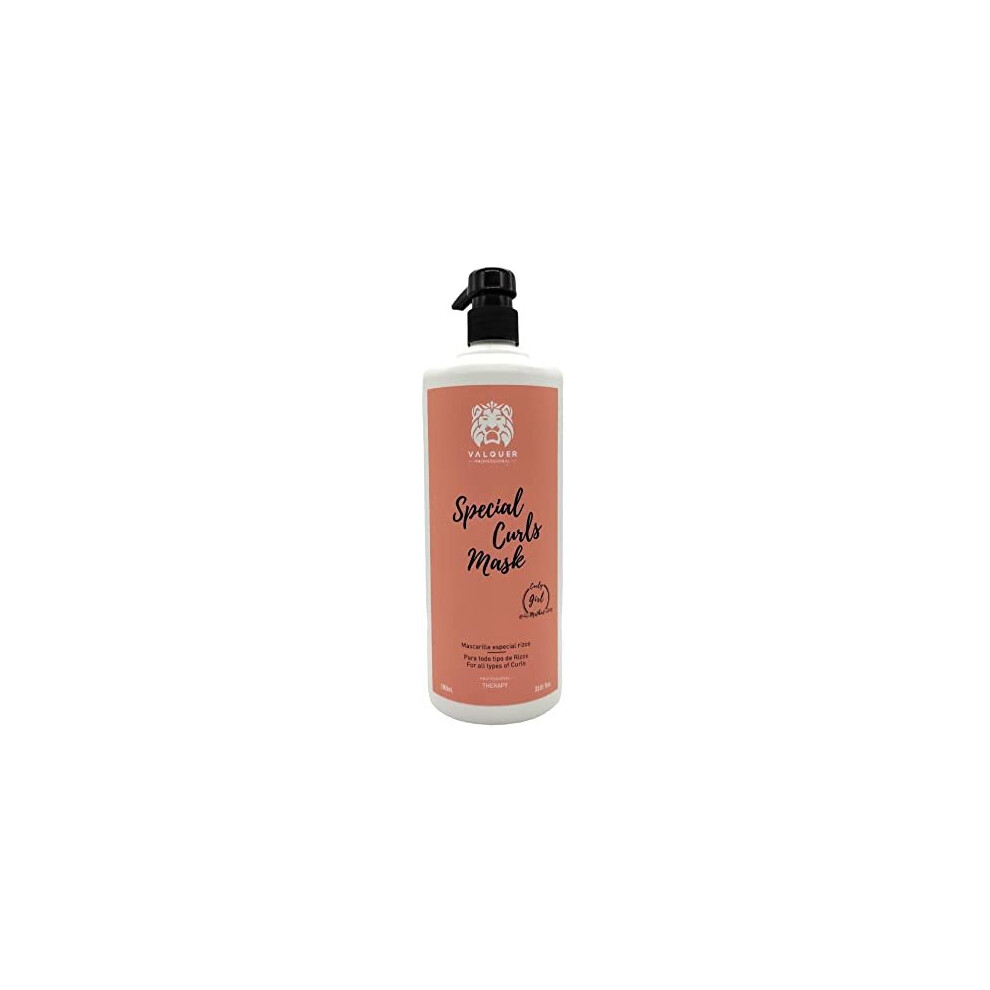 Valquer Profesional Valquer Professional Special Curl Shampoo, For Curly Hair, Sulfate Free, Salt Free, Vegan Curly Hair (1000Ml)
