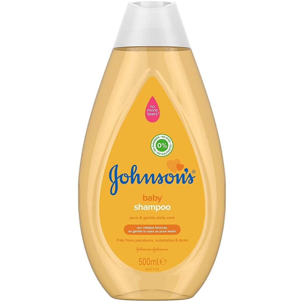 Johnson's Baby Gold Shampoo 500ml - Pack of 6