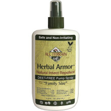 All Terrain, Armure aux Herbes, Répulsif Anti-Insectes Naturel, Spray Pompe sans DEET, 8 fl oz (240 ml)