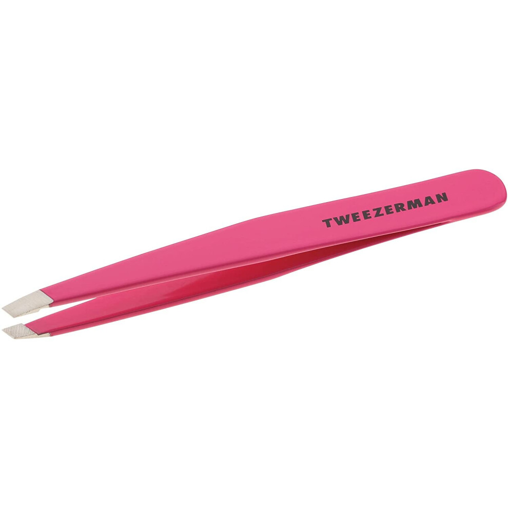 Tweezerman Neon Pink Slant Tweezers