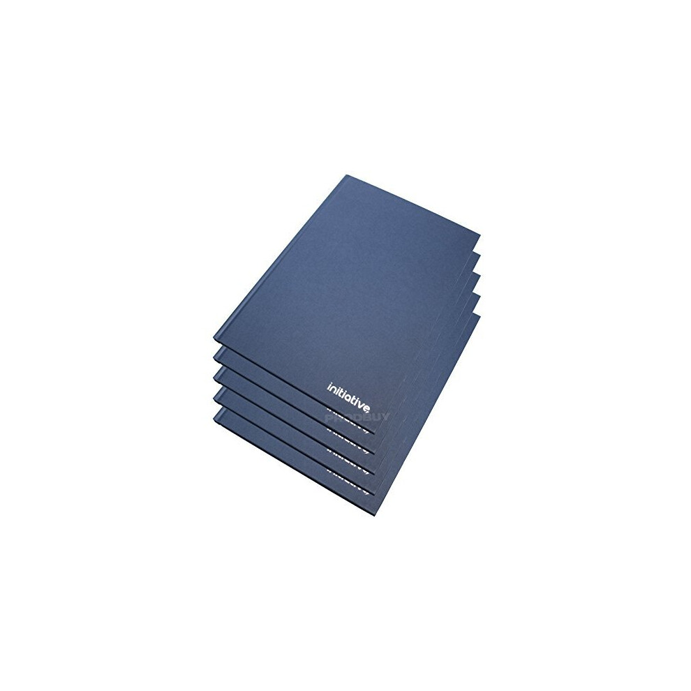 [Pack of 5] A4 Hardback Manuscript Books Feint Ruled 192 Lined Pages