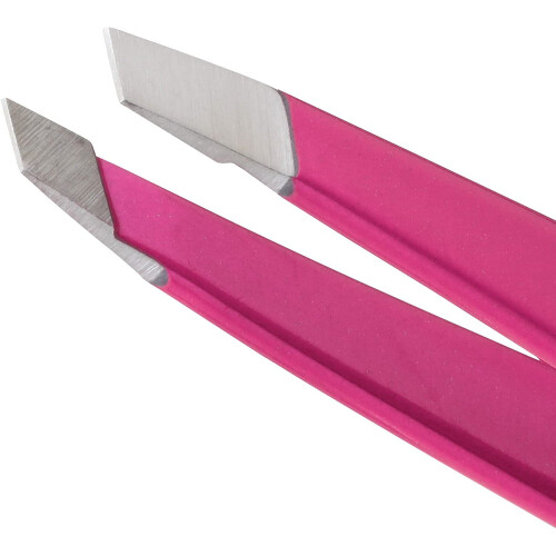Tweezerman Neon Pink Slant Tweezers 2