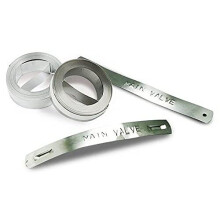 Dymo Rhino Non-Adhesive Embossing Tape, 12 mm x 4.80 m - Aluminium
