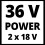 Einhell Αλυσοπρίονο μπαταρίας Einhell 35cm Power X-Change 36V GE-LC 36/35 Li ΜΟΝΟ ΚΩΔΙΚΟ 16