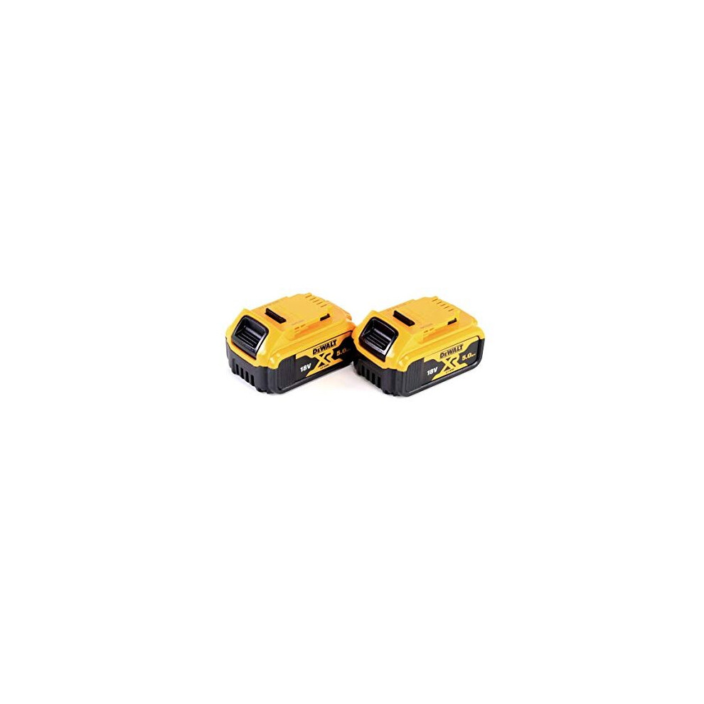 DEWALT DCB184-XJ XR Lithium-Ion Battery, 5Ah, 18V, 20cm x 20cm x 20cm, Pack of 2