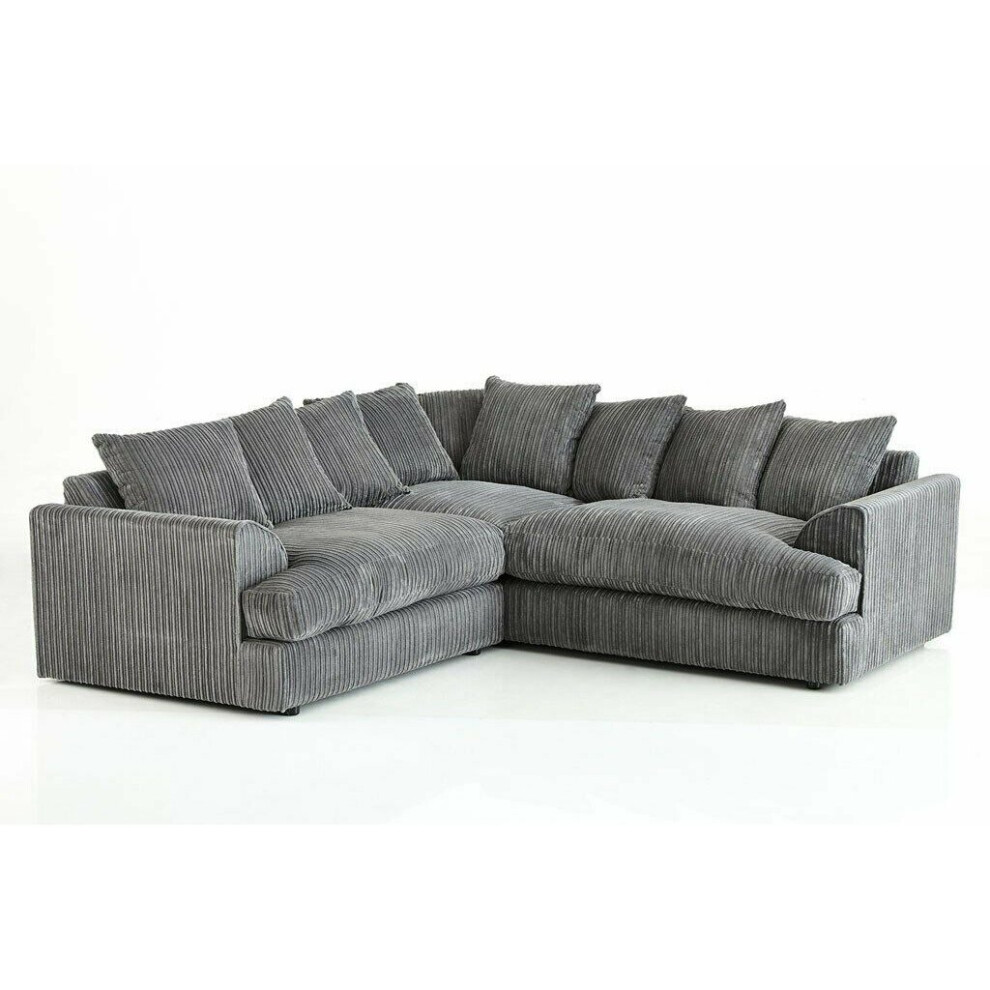 (Grey) Ferguson Symmetrical 5 Seater Corner Sofa