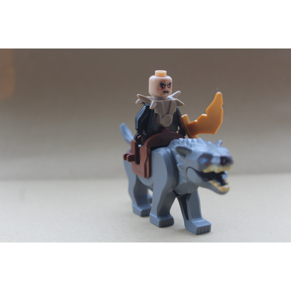 (Yazneg Orc Warg) Lord Of The Rings Hobbit Mini Figures Fit Lego