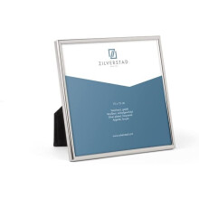 Zilverstad Sweet Memory Silver Photo Frame - 15x15 cm, Metal, Glossy Square with Velvet Back and Hanger