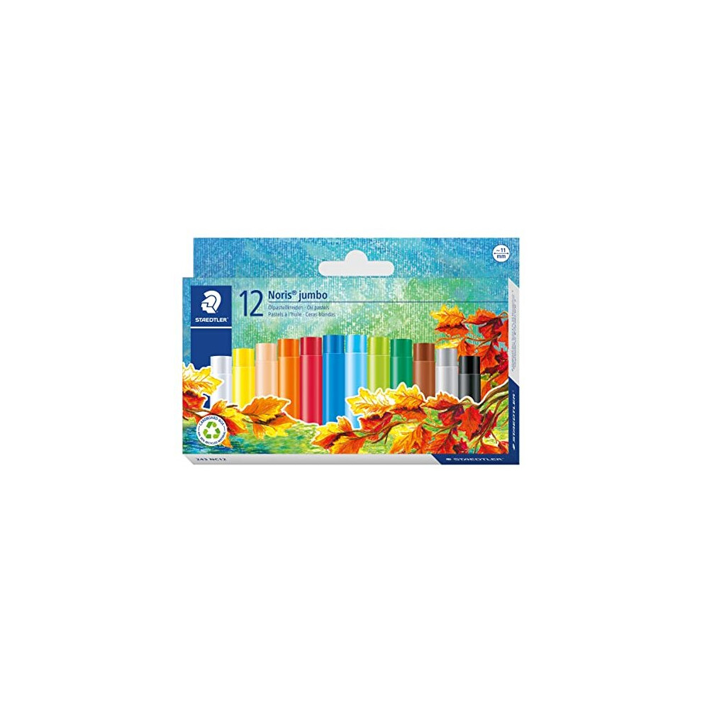 Staedtler 243 NC12 Noris Club Jumbo Oil Pastel (Pack of 12)