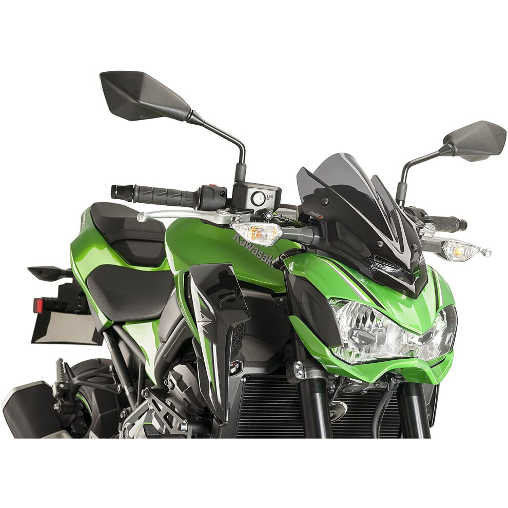 Puig 9689F Windshield Naked New Generation Sport, Smoke Dark 8436563739439