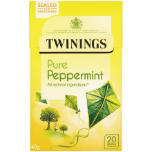 Twinings Pure Peppermint 1 Box of 20 Teabags