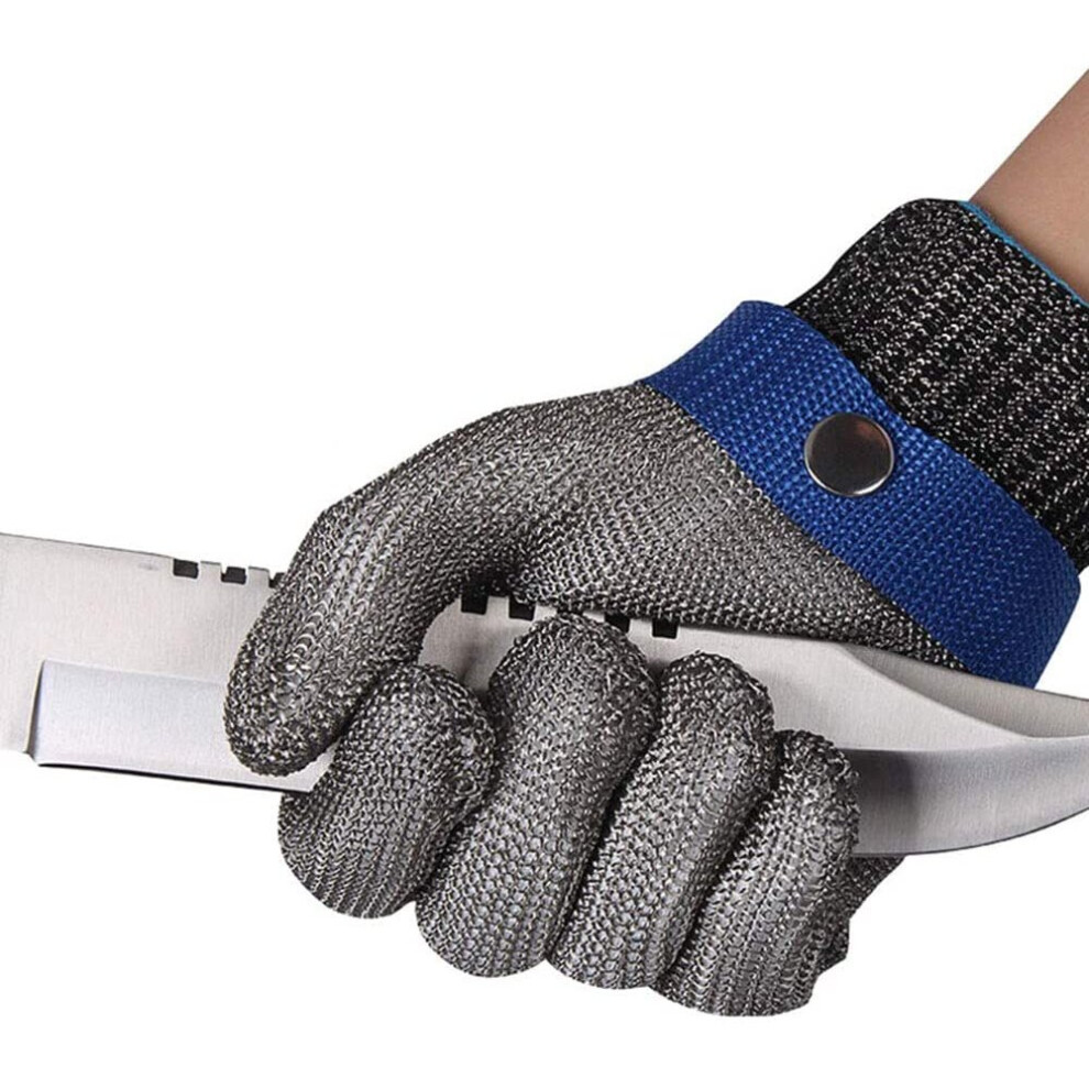ThreeH Safety Protective Gloves Stainless Steel Mesh Gloves for Cutting  Oyster Shucking Work Gloves GL09 M(One Glove) on OnBuy