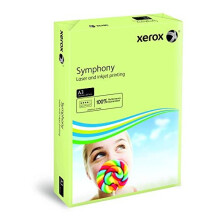 Xerox Symphony Pastel 003R91955 Printer/Copier Paper Coloured DIN A3 80 g/m² 500 Sheets Suitable for Colour Laser and Inkjet Printers/Green