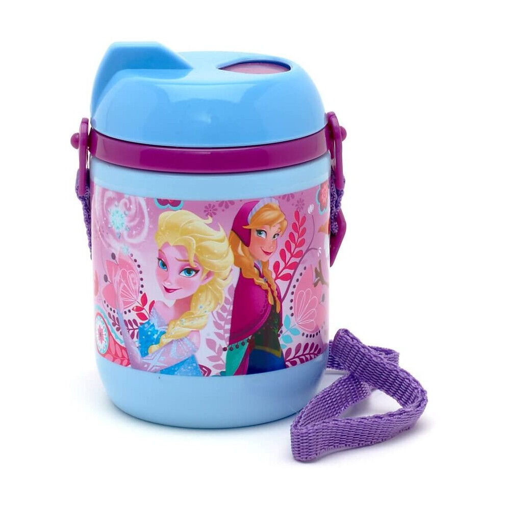 Disney Frozen Flask - Elsa, Anna,Olaf Artwork - Enchanting Companion