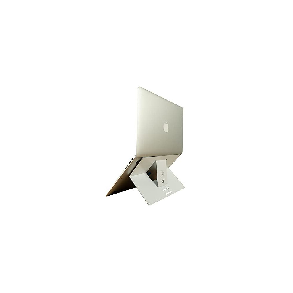 R-Go Tools White R-Go Riser Attachable Laptop Stand, Adjustable,