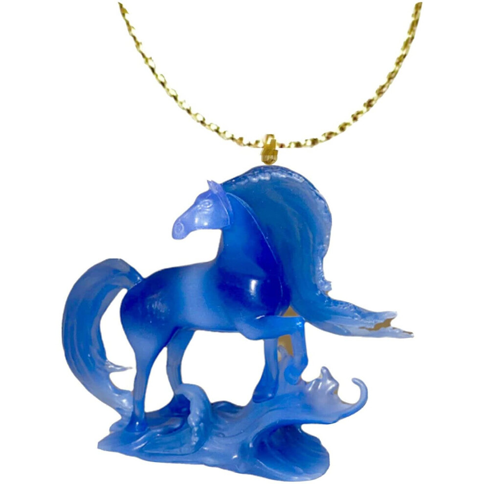 Disney Nokk Ice Elsa Horse Pvc Ornament Figure Figurine 4 Charm Blue