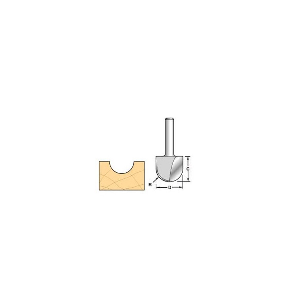 Trend 337X1/2TC Tongue & Groove Set 1/2, Silver