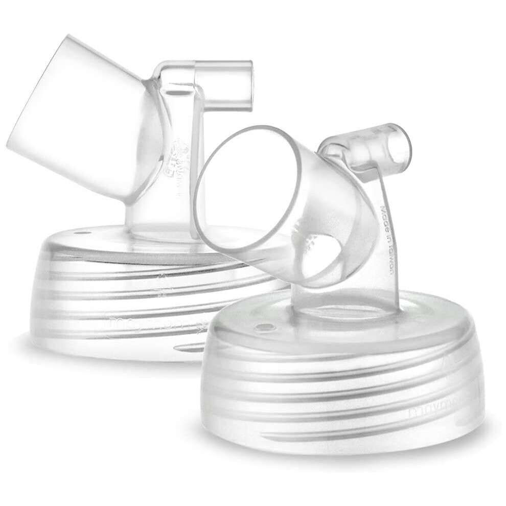 Myfit Base Connector (2Pc) Wide Neck: These Connectors Will Fit These Wide Neck Bottles: Spectra Wide Mouth Bottles, Avent Bottles, And Wide Maymom