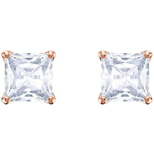 Swarovski Swarovski Attract Square Crystal Rose Gold Earrings