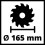 Einhell Einhell Ηλεκτρικό δισκοπρίονο μπαταρίας 165mm 18V TE-CS 18/165-1 Li Solo PXC ΜΟΝΟ ΚΩΔΙΚΟΣ 9