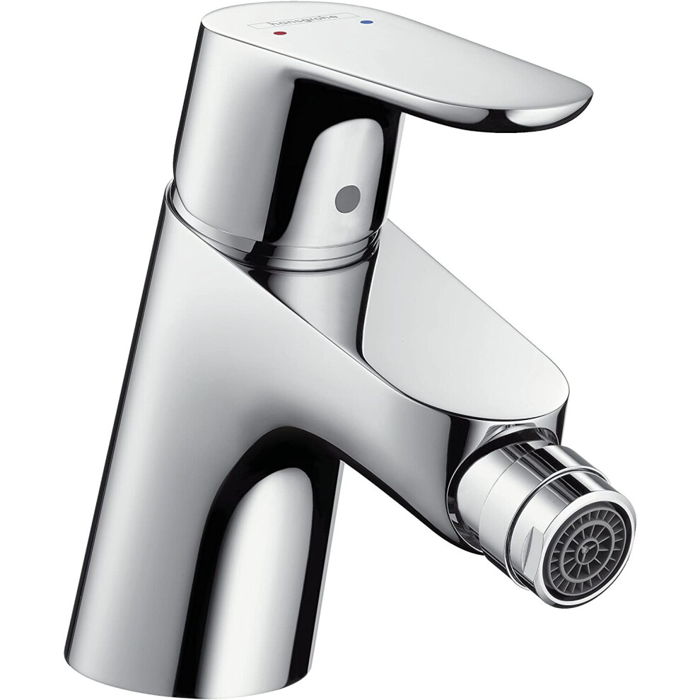 hansgrohe Focus bidet tap, pop-up waste, chrome