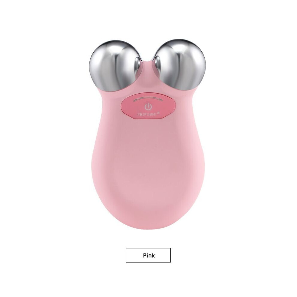 Pink (Pink) Face Lifting Massager Jawline Electric Roller Facial Slimming Beauty Skin