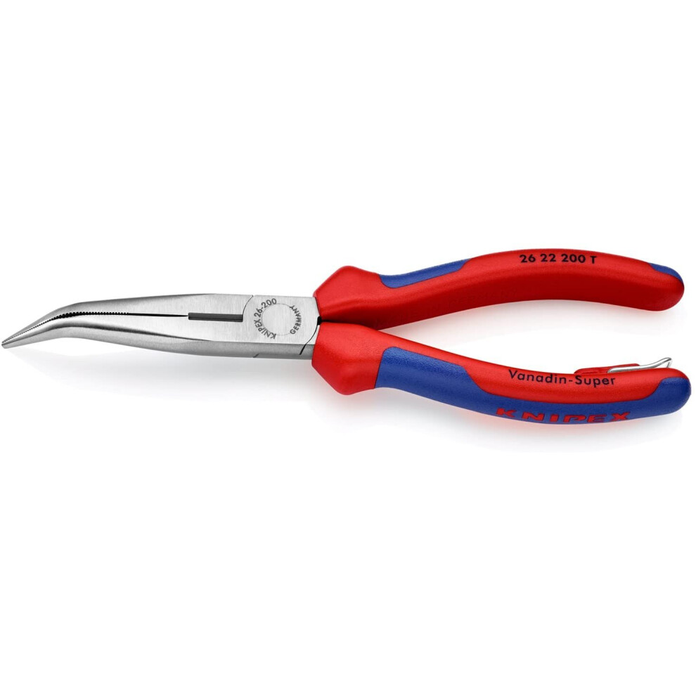 KNIPEX Snipe Nose Side Cutting Pliers (Stork Beak Pliers) (200 mm) 26 22 200 T