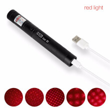 (red) Laser Pen Powerful Laser Pointer Pen Rechargeable Laser Pointer Pen Adjustable Focus Laser