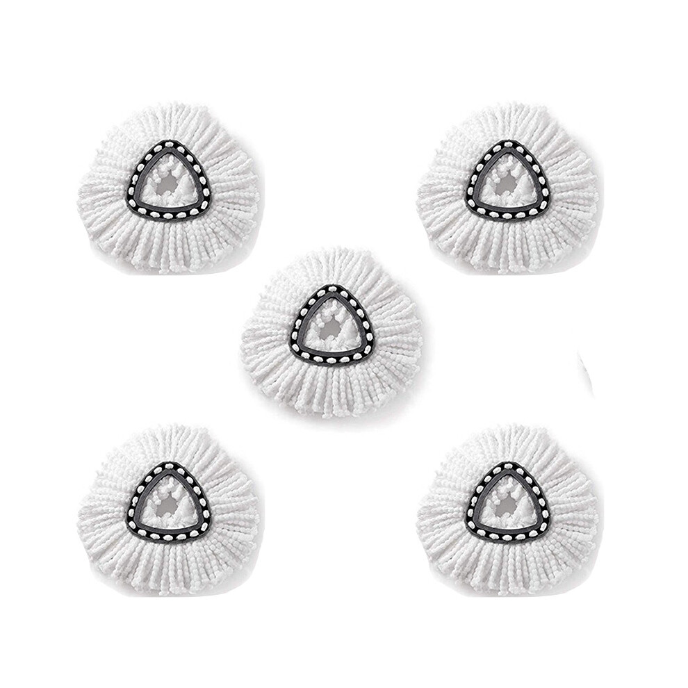 (5PCS) For Vileda O-Cedar Rotating Mopping Spin Pads Replacement Clean Mop Refill Head