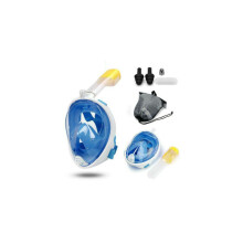 (Blue, S/M) Snorkeling Mask Scuba Snorkeled Mask Anti-fog Swim