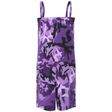 (13 Years, Camo Purple) Girls Camo Purple Playsuit All In One Jumpsuit