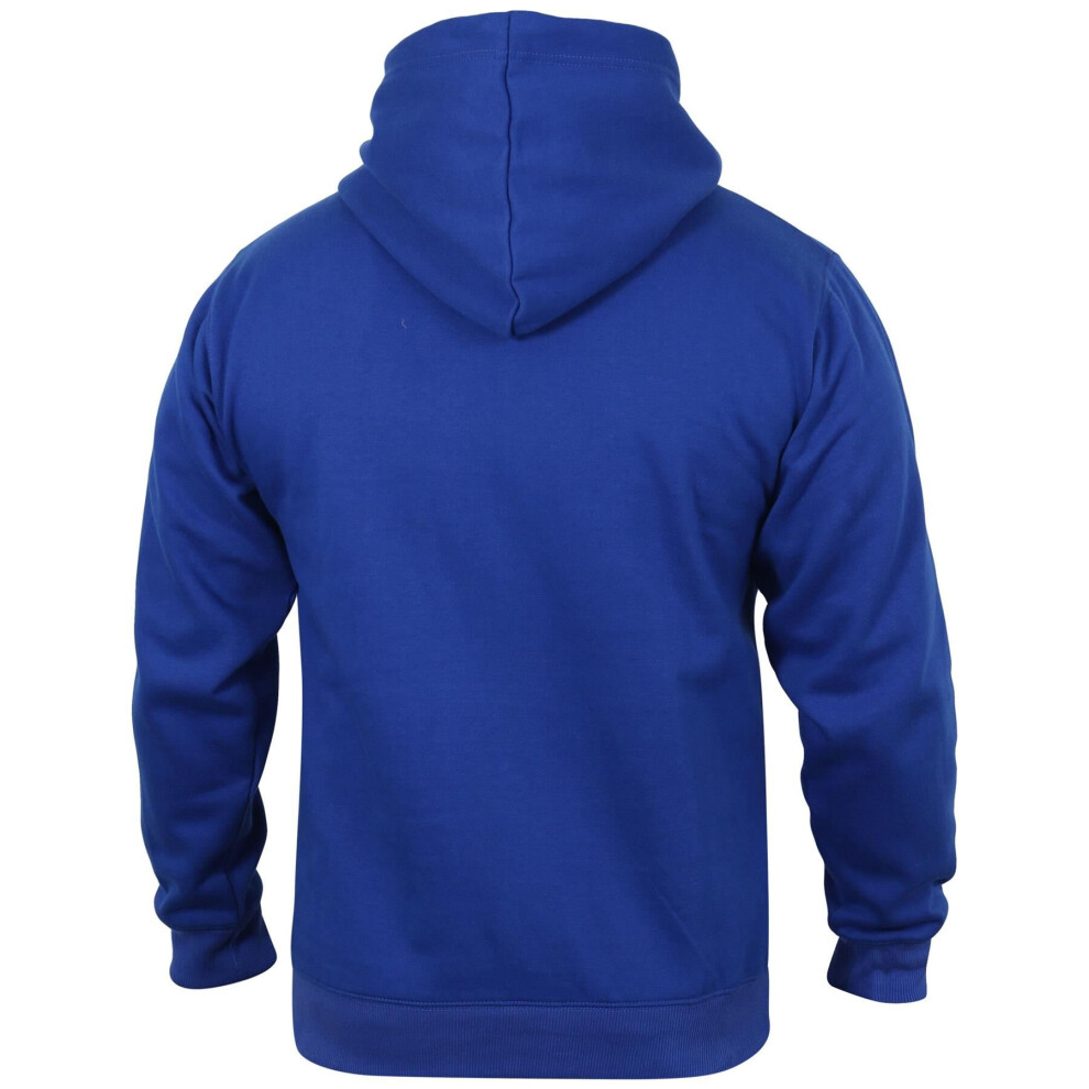 4XL Royal Blue Mens Fleece Hoodie Pullover Hooded Sweatshirt S XL on OnBuy