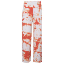 (9-10 Years, Orange) Girls Palazzo Flared Wide Leg Tie Dye Orange Trouser
