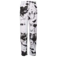 (7-8 Years, Black) Girls Palazzo Flared Wide Leg Tie Dye Black Trouser