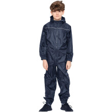 (9-10 Years, Navy) Unisex Puddle Suit Rainwear Waterproof Rainsuit