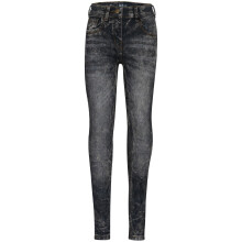 (11-12 Years, Dark Blue) Boys Tie Dye Black Denim Jeans Comfort Stretch Pant