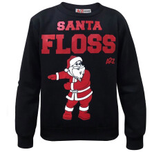 (2-3 Years, Black) Kids Girls Christmas Black Jumper Ya Filthy Animal