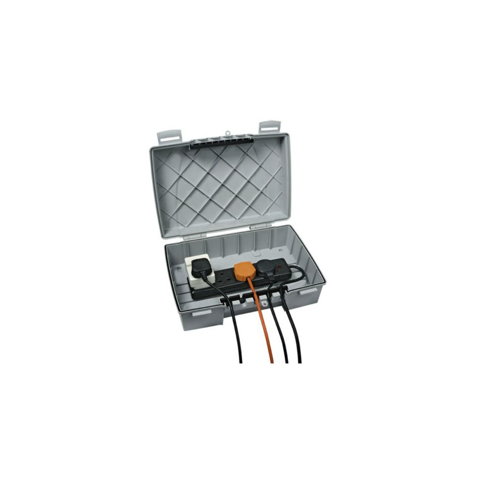 Timeguard Tps401 Weatherproof Power Enclosure With 4 Gang Socket Ip55 5012483011386
