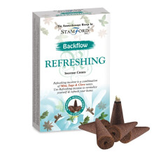 37463 Stamford Backflow Incense Cones - Refreshing - Set of 12