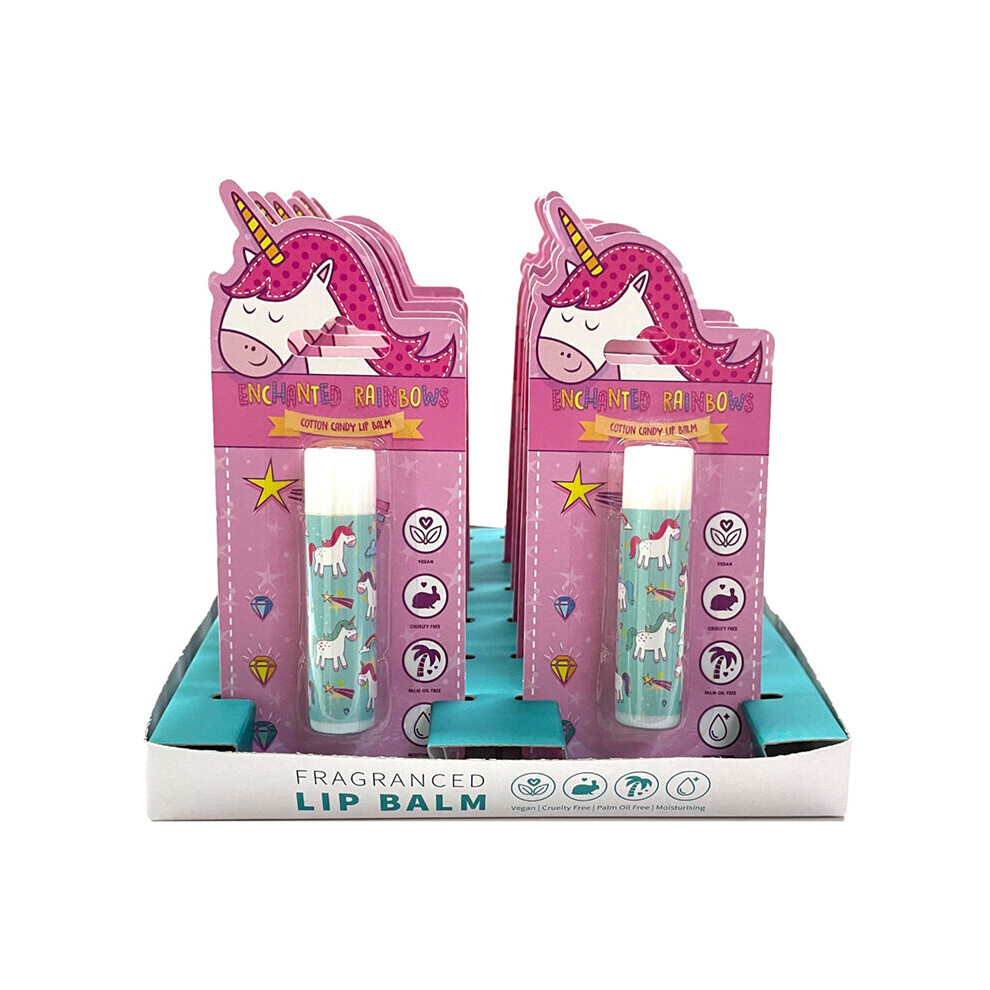 Puckator Enchanted Rainbow Unicorn Stick Lip Balm - Cotton Candy